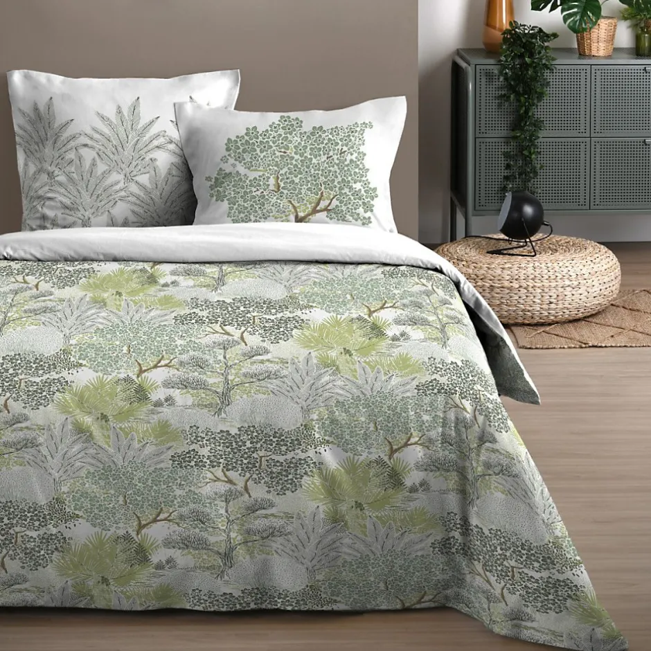 STOF Housse de couette 240x220 MERLIN + 2 taies coton 57 fils
