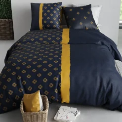 Atelier Du Coton Housse de couette 240x220 NIL + 2 taies coton 57 fils