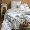STOF Housse de couette 260x240 REFUGE + 2 taies coton 57 fils