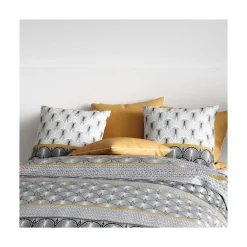 Atelier Du Coton Housse de couette 240x220 SAKIG + 2 taies coton 57 fils