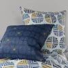Atelier Du Coton Housse de couette 260x240 Sirius + 2 taies coton 57 fils New