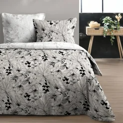 STOF Housse de couette 240x220 SURYA + 2 taies coton 57 fils Best