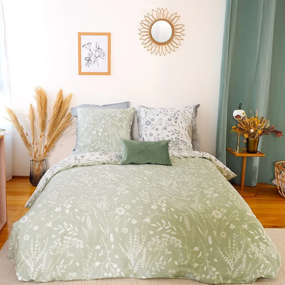 Cote Deco Housse de couette 240x220 Susie Satin + 2 taies 100% coton 78 fils Best