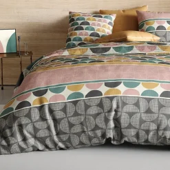 Atelier Du Coton Housse de couette 240x220 Thanos + 2 taies coton 57 fils Best