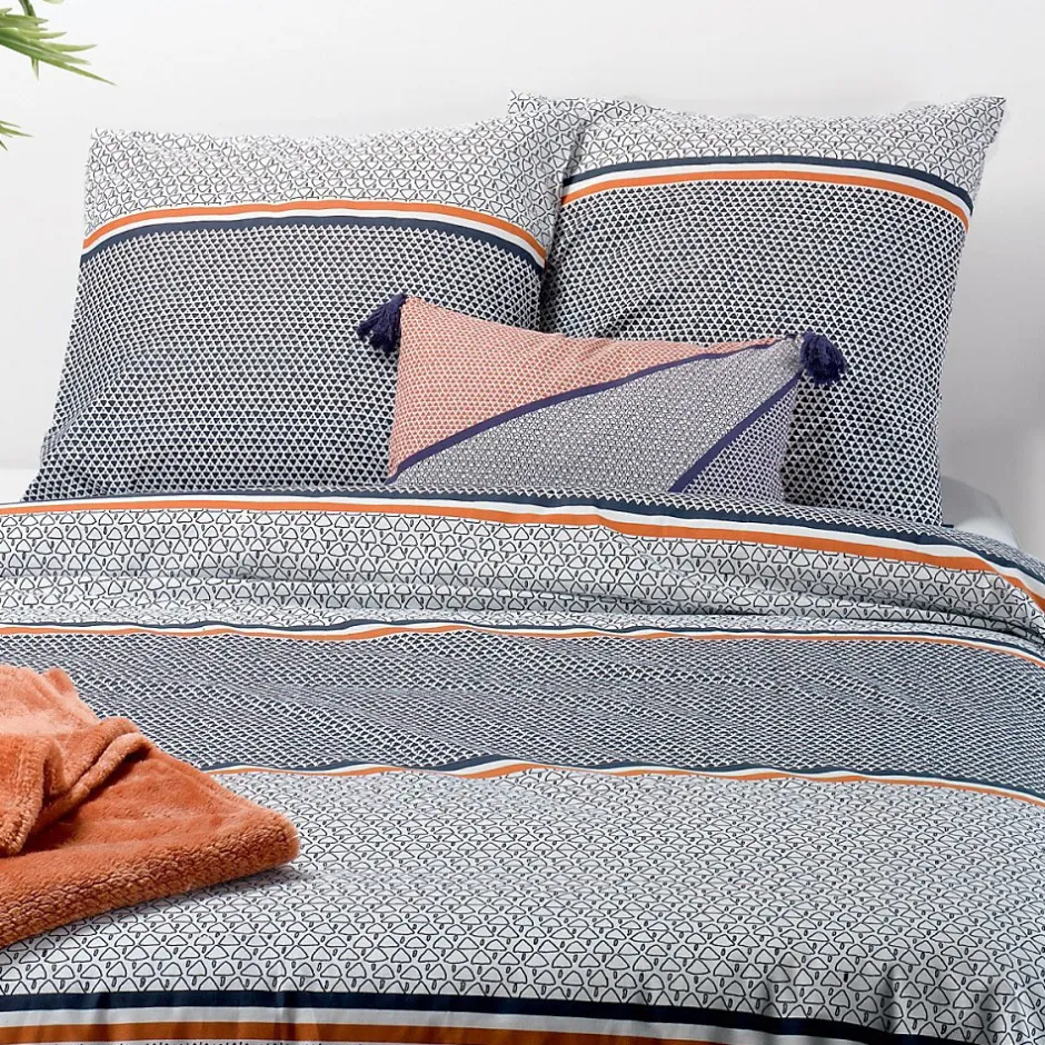 Atelier Du Coton Housse de couette 240x220 Tilak + 2 taies coton 57 fils Online