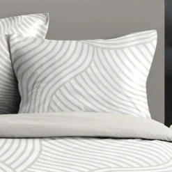 STOF Housse de couette 240x220 TORY + 2 taies coton 57 fils Hot
