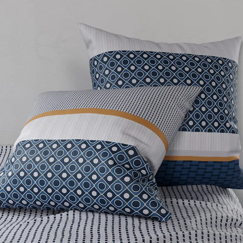 Atelier Du Coton Housse de couette 260x240 ZANTE + 2 taies coton 57 fils Outlet
