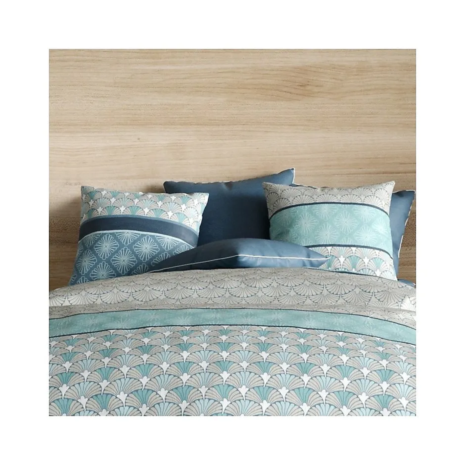 Atelier Du Coton Housse de couette 240x220 ZIRCON + 2 taies coton 57 fils Outlet