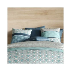 Atelier Du Coton Housse de couette 260x240 ZIRCON + 2 taies coton 57 fils