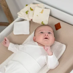 Sevira Kids Housse de matelas à langer Nid d'abeille