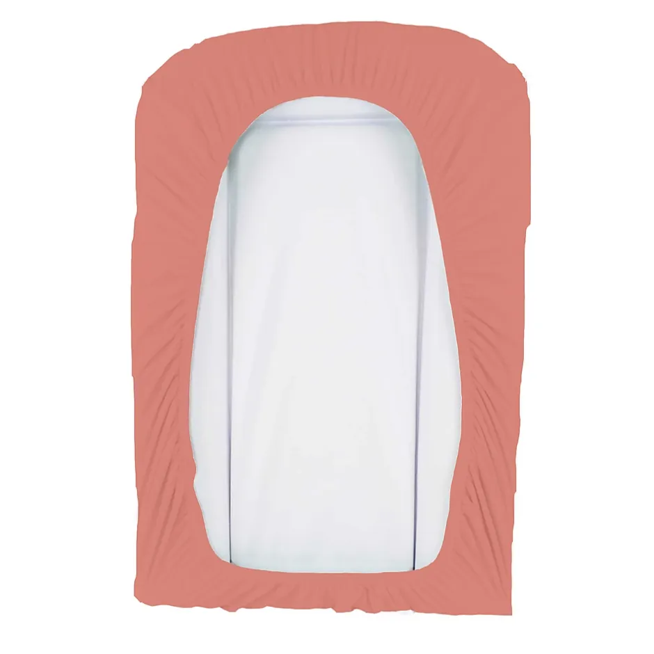 Domiva Housse de matelas à langer en éponge bouclette (50x75 cm - Terracotta) Best