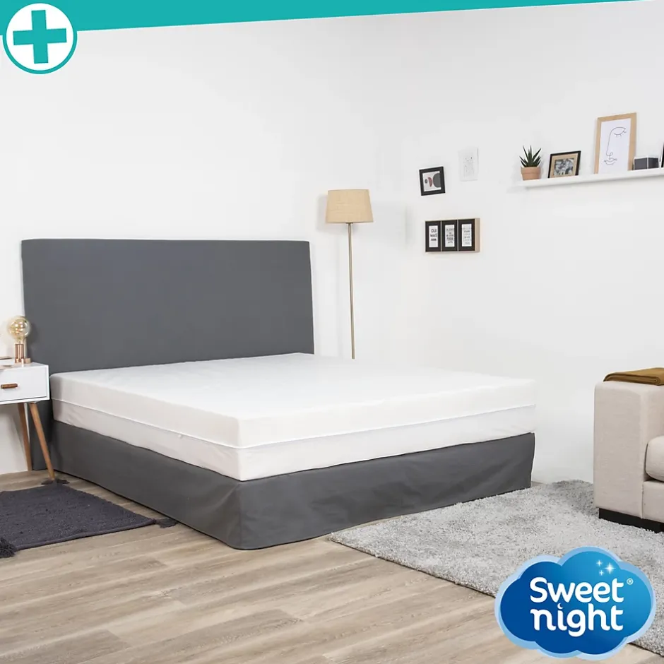 Sweetnight Housse intégrale matelas - Anti-Punaise de lit - Fermeture à glissière - Sans traitement chimique - Ep. Jusqu'à 25 cm Discount