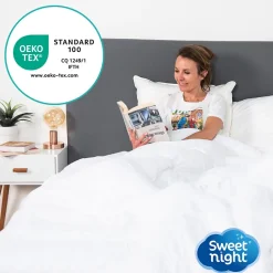 Sweetnight Housse intégrale matelas imperméable - Anti-Punaise de lit et Anti-acariens - Sans traitement chimique - Ep. jusqu'à 25 cm New