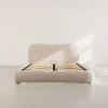 Best Mobilier Hugo - lit coffre - 160x200 cm - en velours texturé - Online