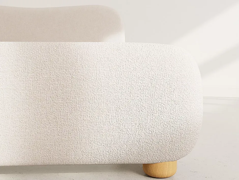 Best Mobilier Hugo - lit coffre - 160x200 cm - en velours texturé - Online