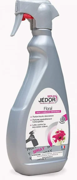 Le Plus De L'Entretien Jedor Spray Surodorant 500ml Parfum Floral Lot de 2