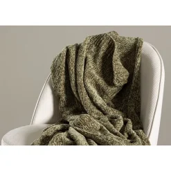 Venture Home Jeté de canapé en polyester chenille Ally 170x130 cm
