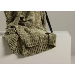 Venture Home Jeté de canapé en polyester chenille Ally 170x130 cm