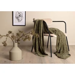 Venture Home Jeté de canapé en polyester chenille Ally 170x130 cm