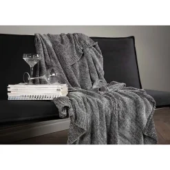 Venture Home Jeté de canapé en polyester chenille Ally 170x130 cm