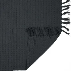 The Home Deco Factory Jeté de canapé gaufré en coton 130x160 cm Clearance