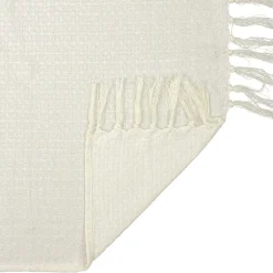 The Home Deco Factory Jeté de canapé gaufré 170x250 cm ivoire