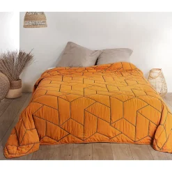 Linder Jeté de lit Calisson (230x250 cm - Orange) New