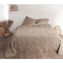Linder Jeté de lit Calisson (230x250 cm - Ecru)
