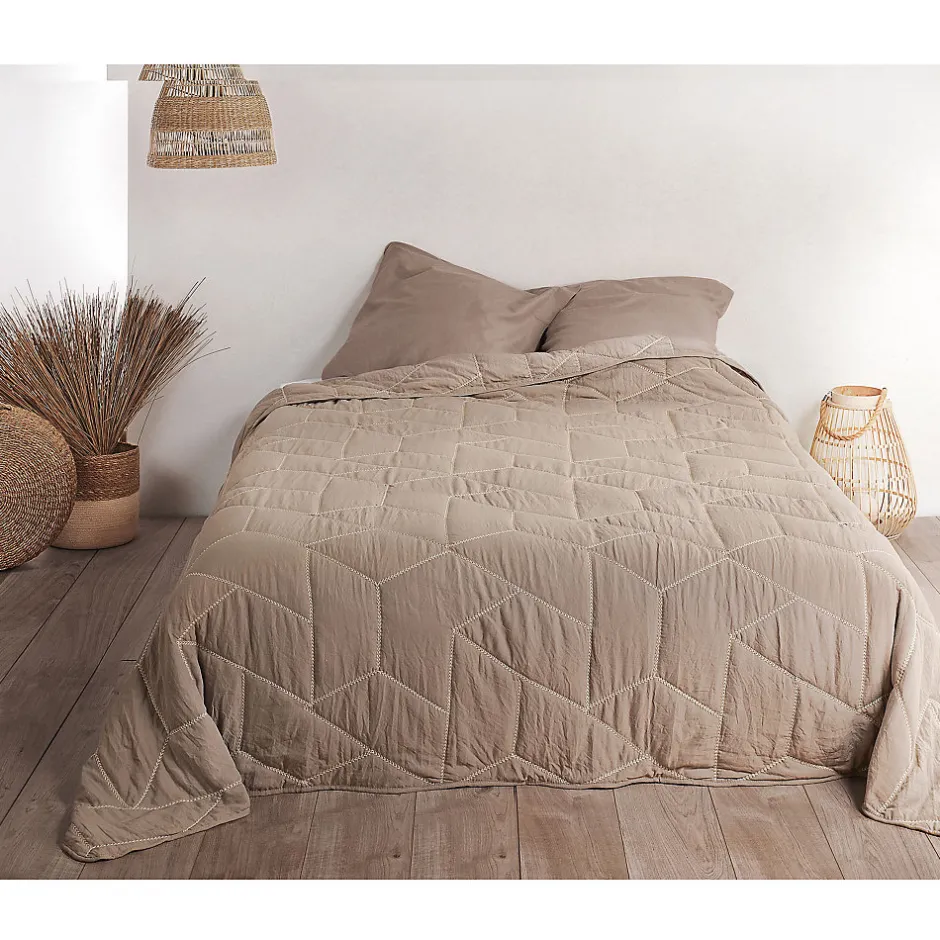 Linder Jeté de lit Calisson (230x250 cm - Ecru)