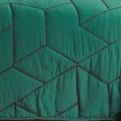 Linder Jeté de lit Calisson (250x260 cm - Vert emeraude)