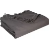 Atmosphera Créateur D'Intérieur Jeté de lit en coton - gris 230x250 cm - Atmosphera