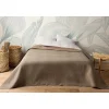 Linder Jeté de lit uni 100% polyester "Hawai" - 250x260cm - Taupe