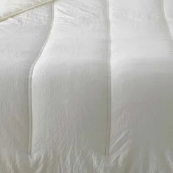 Linder Jeté de lit uni (240x260 cm - Crème)