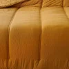 Linder Jeté de lit uni (240x260 cm - Jaune Curry)
