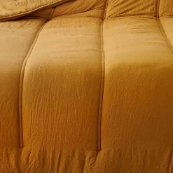 Linder Jeté de lit uni (230x250 cm - Jaune Curry) Sale
