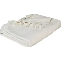 Atmosphera Créateur D'Intérieur Jeté de lit 230x250 ivoire coton Clearance