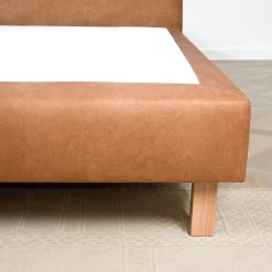 Bellecour Jeu de 4 pieds de lit carrés en bois Hauteur 10 cm Sale