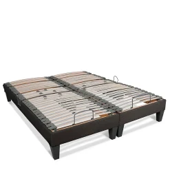 Bellecour Jeu de 2 sommiers électriques Amiral 2x70x190 cm Lattes Sale