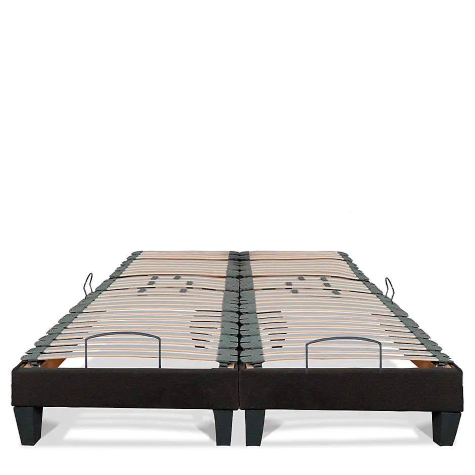 Bellecour Jeu de 2 sommiers électriques Amiral 2x90x200 cm Lattes Online