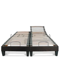 Bellecour Jeu de 2 sommiers électriques Amiral 2x90x200 cm Lattes Online