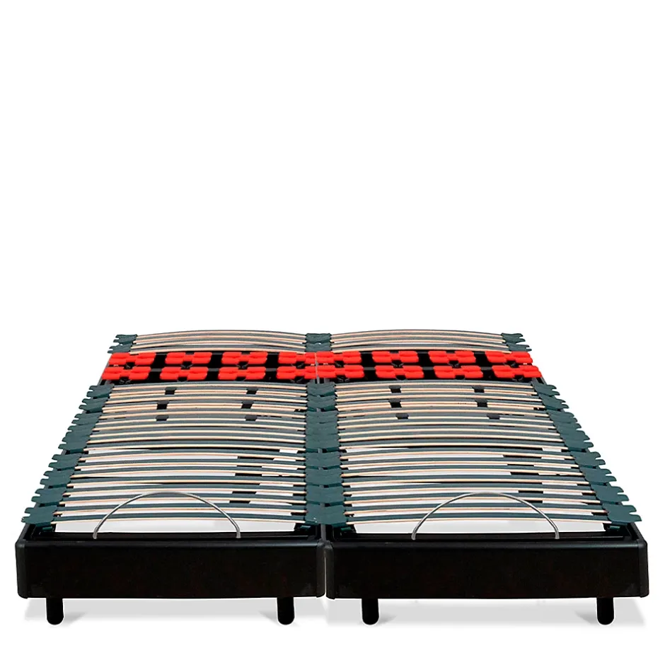 Bellecour Jeu de 2 sommiers électriques Bodysoft 2x80x200 cm Lattes & Plots Best