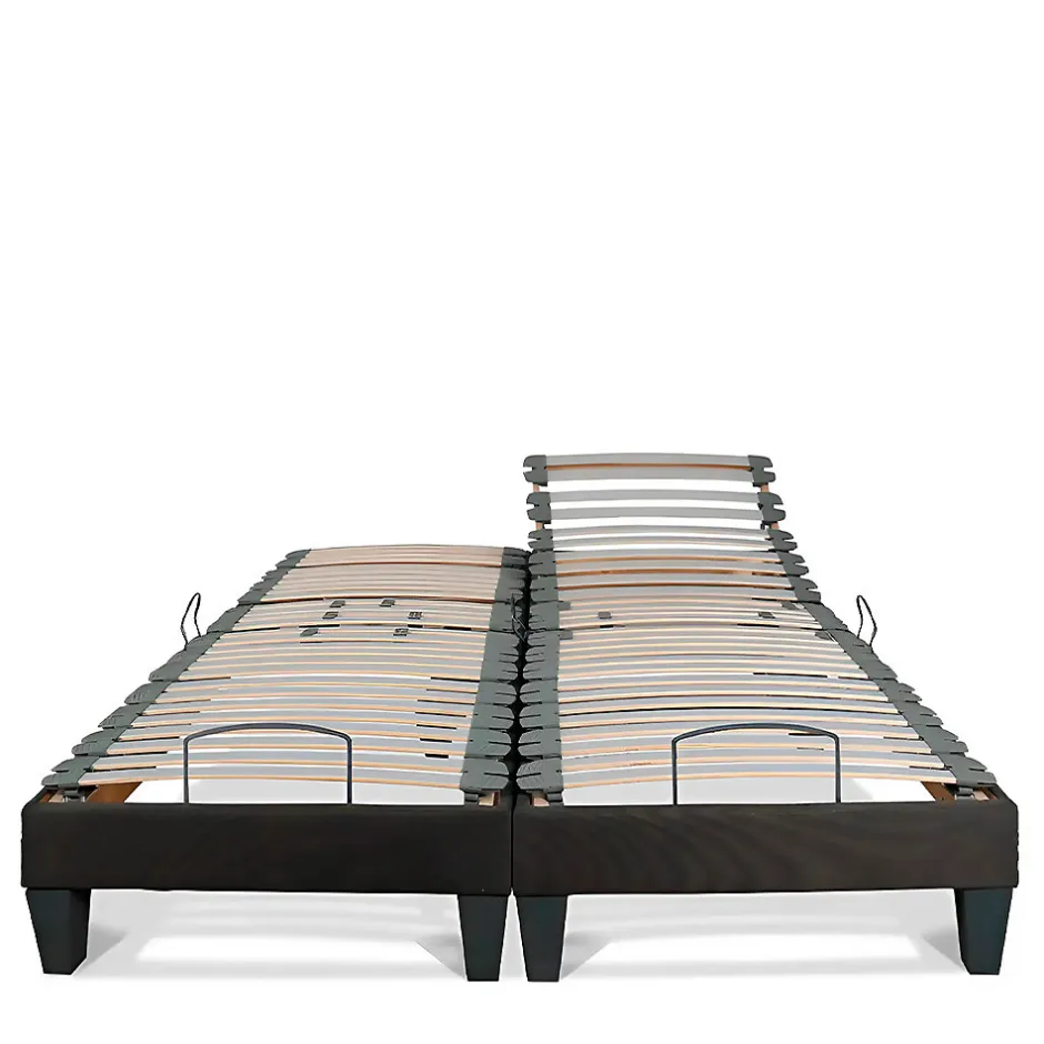 Bellecour Jeu de 2 sommiers électriques Amiral 2x70x200 cm Lattes