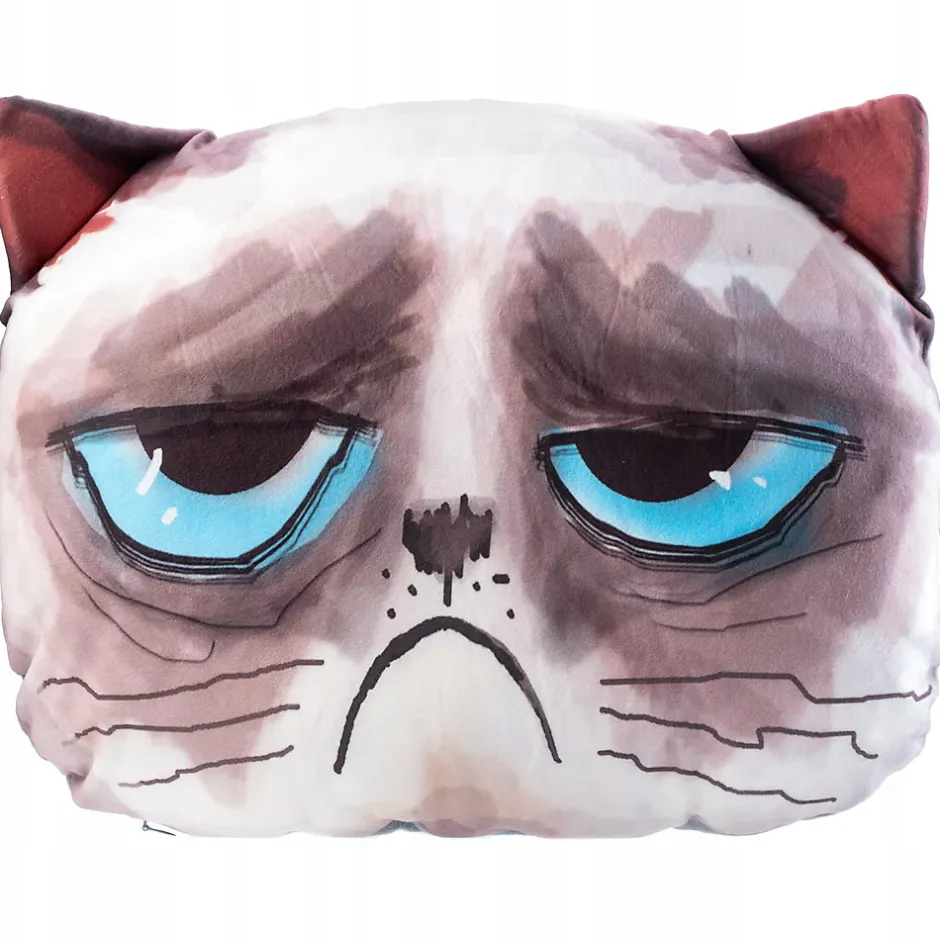 Kadax Coussin à motif imprimé mascotte chat 30x45 cm New