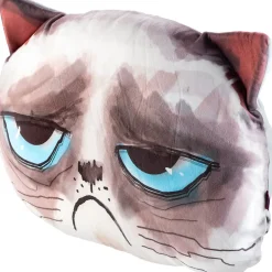 Kadax Coussin à motif imprimé mascotte chat 30x45 cm New