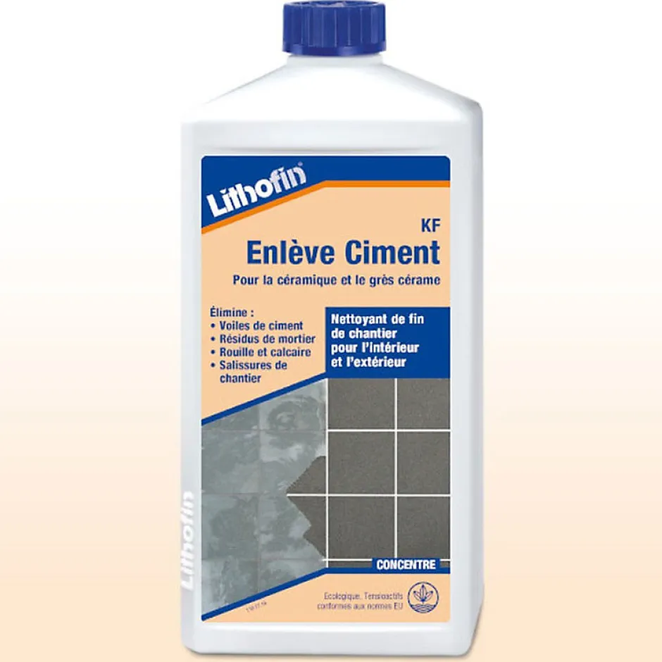 Lithofin KF Enlève-Ciment - Enlève-ciment céramique - - 5 L Hot