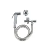 Rousseau Kit hygiène WC chromé pour réservoir WC apparent
