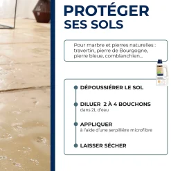 Starwax Lait brillant 2 en 1 marbre et pierres naturelles 1L Best