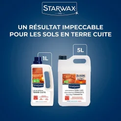 Starwax Lait de brillance 2 en 1 tomettes et terres cuites 1L Best