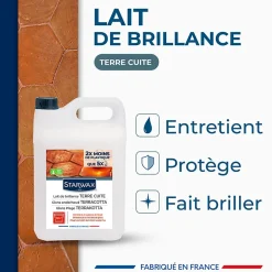 Starwax Lait de brillance tomettes et terres cuites 5L Sale