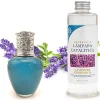 Mamamanuela Lampe catalytique Aqua Marina + Parfum Lavender Expression 200 ml - Élimine mauvaises odeurs, parfume et améliore qualité de l'air